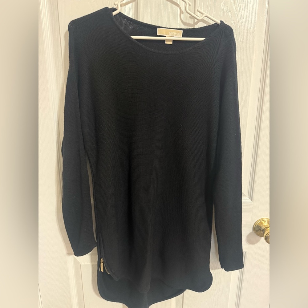 Michael Kors long sweater with gold hardware